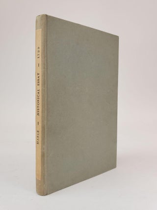 1357510 AN HISTORICAL ESSAY ON THE STATE OF PHYSICK IN THE OLD AND NEW TESTAMENT, AND THE...