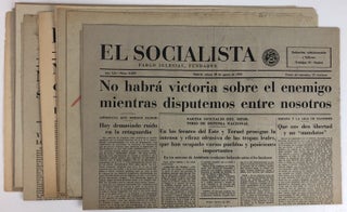1357528 EL SOCIALISTA | SPANISH SOCIAL WORKERS' PARTY PUB 1937 (10 ISSUES). Pablo Iglesias