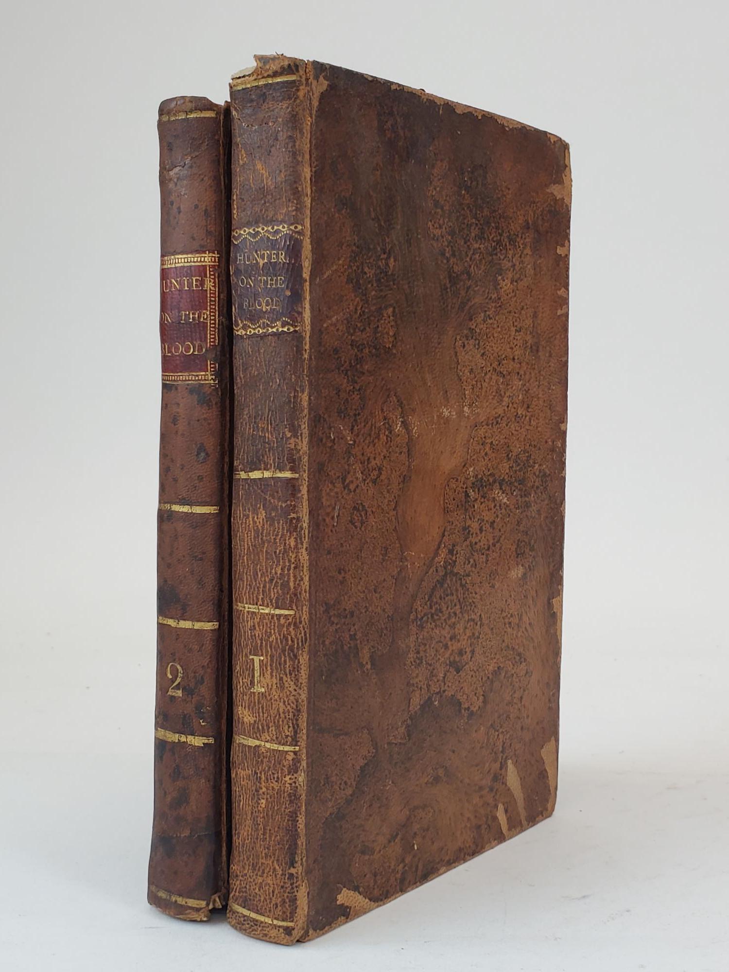 1357553 A TREATISE ON THE BLOOD, INFLAMMATION, AND GUN-SHOT WOUNDS, BY THE LATE JOHN HUNTER. TO WHICH IS PREFIXED A SHORT ACCOUNT OF THE AUTHOR'S LIFE, BY HIS BROTHER-IN-LAW, EVERARD HOME. IN TWO VOLUMES. John Hunter.