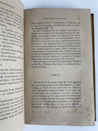 PRACTICAL OBSERVATIONS ON STRANGULATED HERNIA, AND SOME OF THE DISEASES OF THE URINARY ORGANS.
