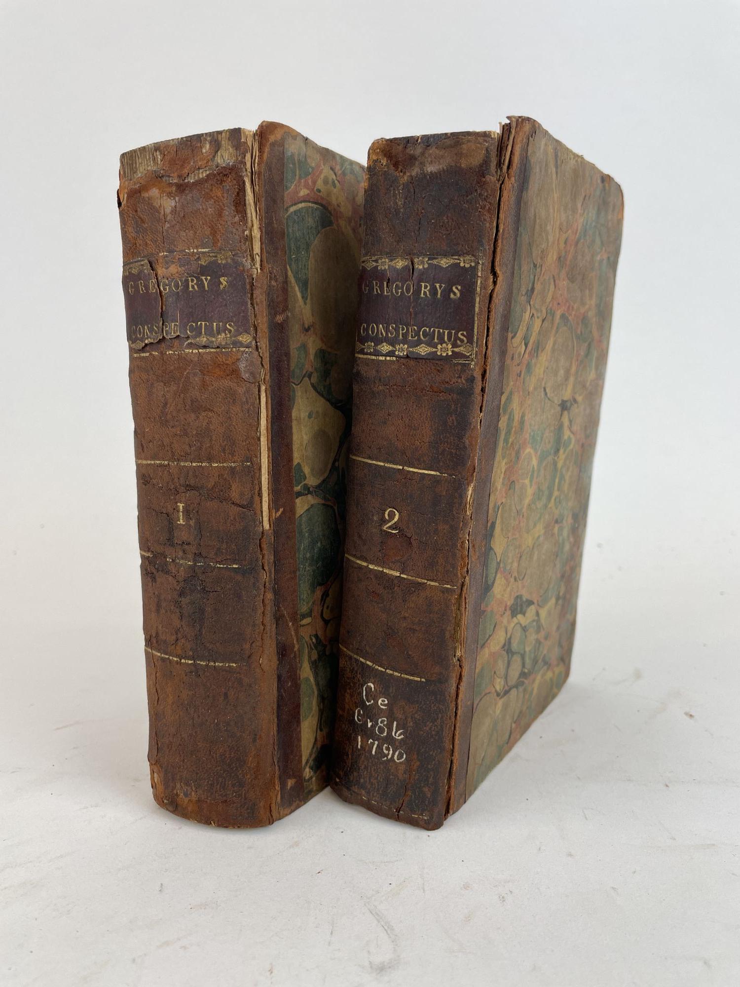 1357757 CONSPECTUS MEDICINAE THEORETICAE AD USUM ACADEMICUM [Two Volumes]. Jacob Gregory.