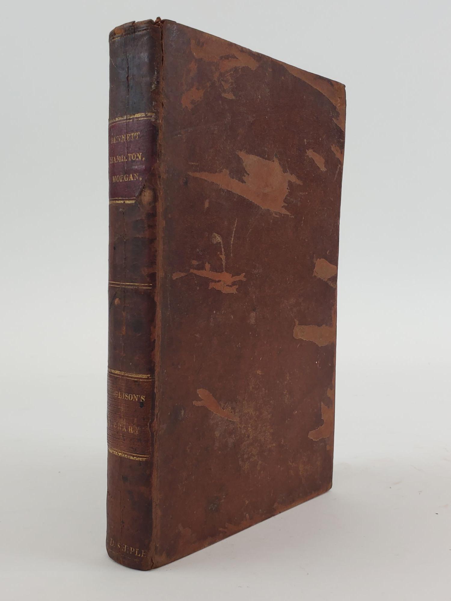 1357809 NATURE AND TREATMENT OF DISEASES OF THE EAR [BOUND WITH] AN OUTLINE OF INFLAMMATION AND ITS EFFECTS: BEING FIRST PRINCIPLES OF SURGERY. William Kramer, James Risdon Bennett, George T. Morgan.