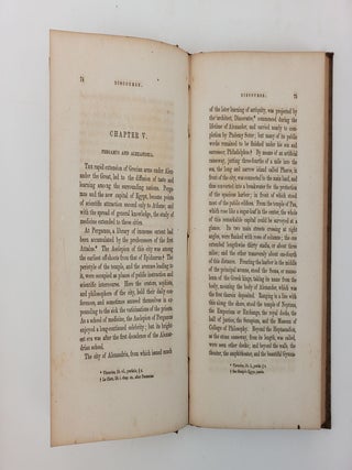 THE MEDICAL PROFESSION IN ANCIENT TIMES. AN ANNIVERSARY DISCOURSE DELIVERED BEFORE THE NEW YORK ACADEMY OF MEDICINE, NOVEMBER 7 1855 [INSCRIBED BY AUTHOR]
