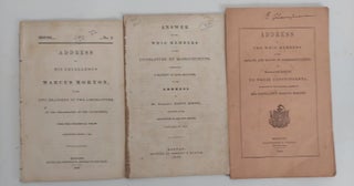 1357862 3 PAMPHLETS RELATED TO MARCUS MORTON