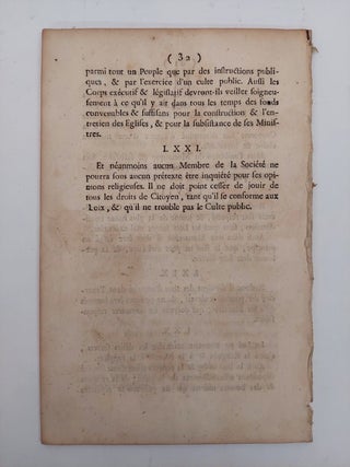 Projet De Declaration De Droits; Par M. Gouges-Cartou, Depute des Six Senechaussees du Quercy