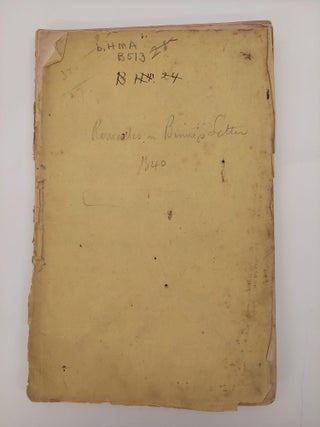 4 1800s PAMPHLETS FROM PENNSYLVANIA