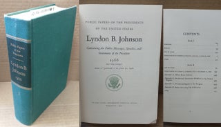 1358089 PUBLIC PAPERS OF THE PRESIDENTS OF THE UNITED STATES: LYNDON B. JOHNSON : CONTAINING THE...