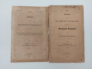 1358253 Two 1820s pamphlets of Letters from William H. Crawford, Secretary of the Treasury, to...