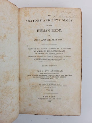 THE ANATOMY AND PHYSIOLOGY OF THE HUMAN BODY. IN TWO VOLUMES (VOLUME TWO ONLY)