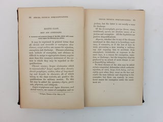 A MANUAL OF INSTRUCTIONS FOR ENLISTING AND DISCHARGING SOLDIERS. WITH SPECIAL REFERENCE TO THE MEDICAL EXAMINATION OF RECRUITS, AND THE DETECTION OF DISQUALIFYING AND FEIGNED DISEASES.