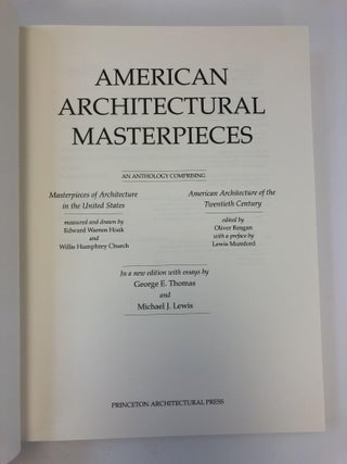 AMERICAN ARCHITECTURAL MASTERPIECES