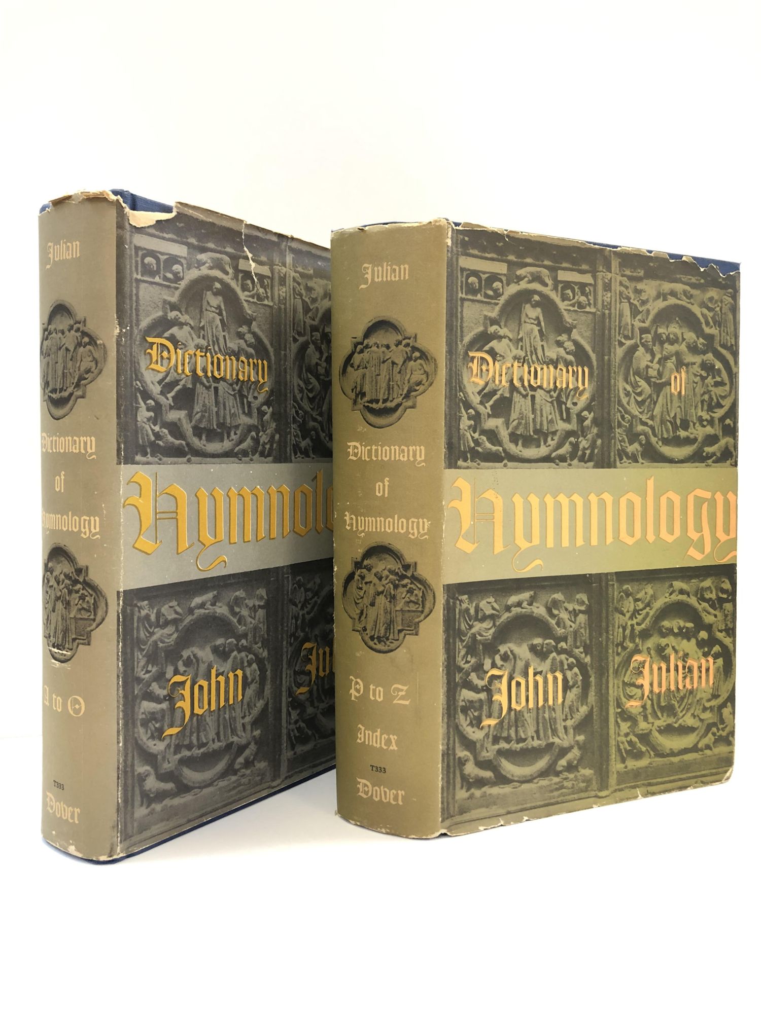 1358730 A DICTIONARY OF HYMNOLOGY: ORIGIN AND HISTORY OF CHRISTIAN HYMNS AND HYMNWRITERS OF ALL AGES AND NATIONS [TWO VOLUMES]. John Julian.