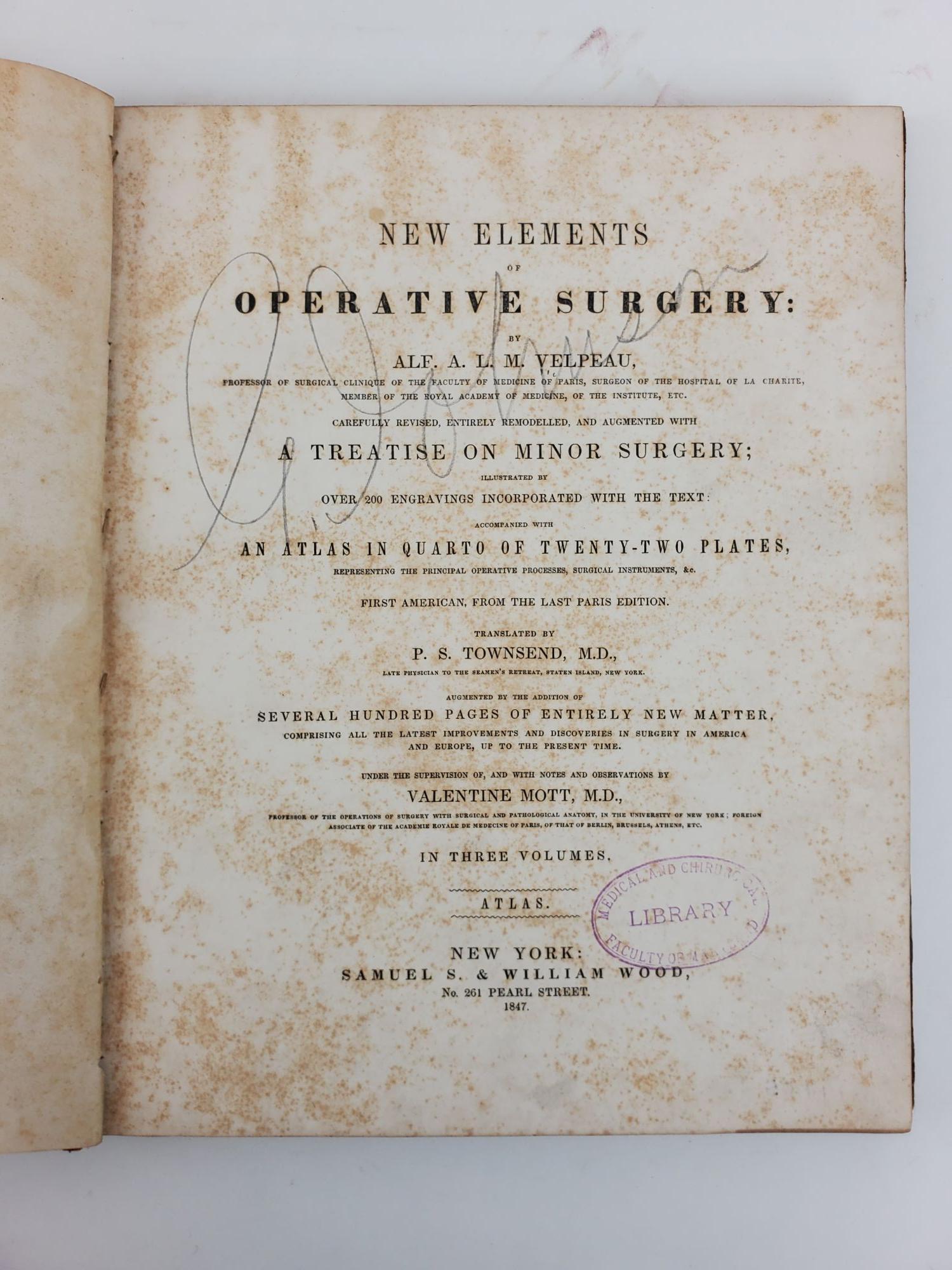 NEW ELEMENTS OF OPERATIVE SURGERY: CAREFULLY REVISED, ENTIRELY ...