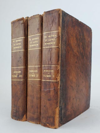 1358772 DE SEDIBUS ET CAUSIS MORBORUM PER ANATOMEN INDAGATIS. LIBRI QUINQUE. DISSECTIONES, ET...