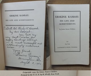 ERSKINE RAMSAY : HIS LIFE AND ACHIEVEMENTS [SIGNED]