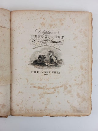 DELAPLAINE'S REPOSITORY OF THE LIVES AND PORTRAITS OF DISTINGUISHED AMERICAN CHARACTERS. VOL I PART I