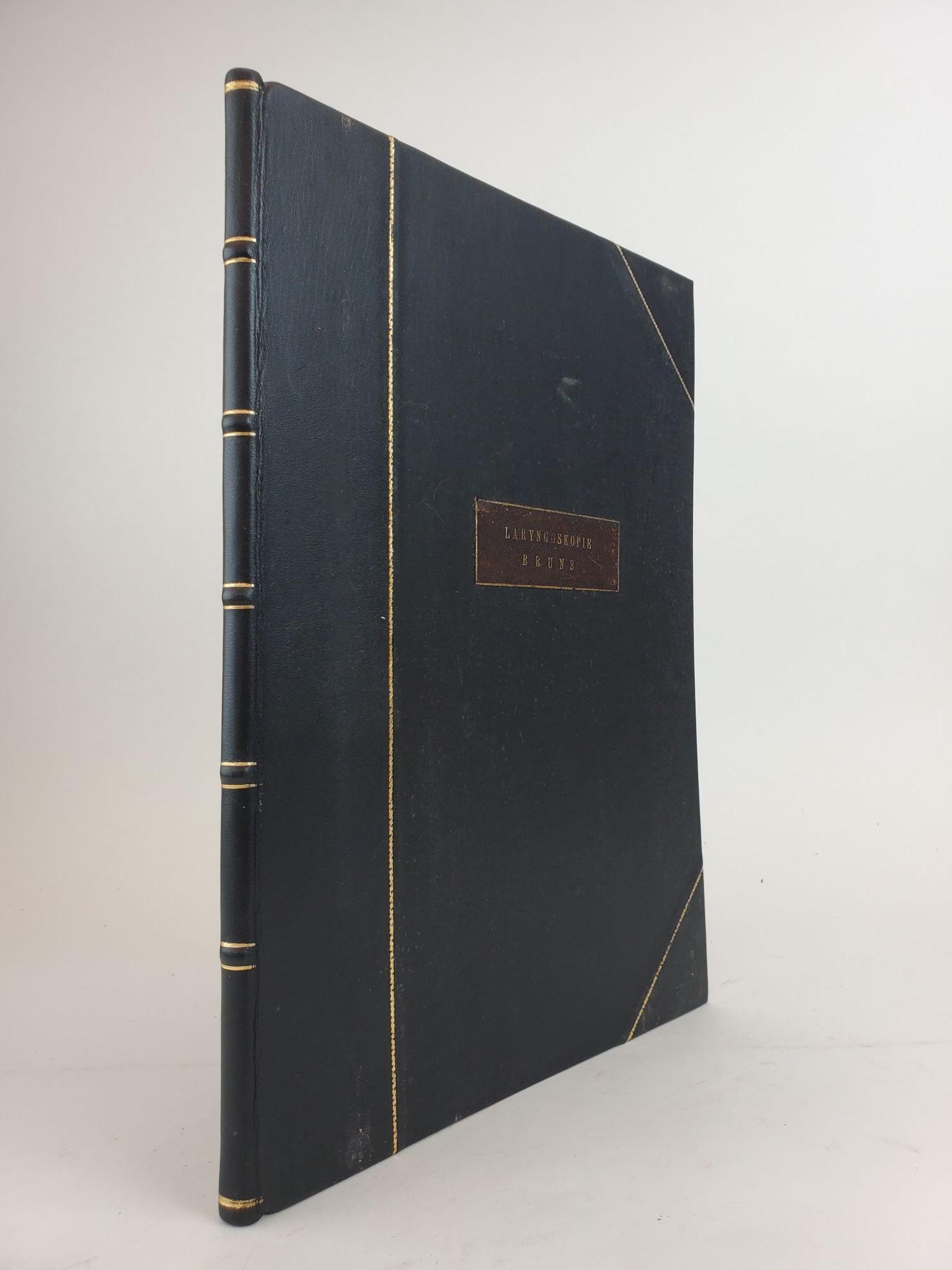1358893 ATLAS ZUR LARYNGOSKOPIE UND LARYNGOSKOPISCHEN CHIRURGIE. Victor V. Bruns.