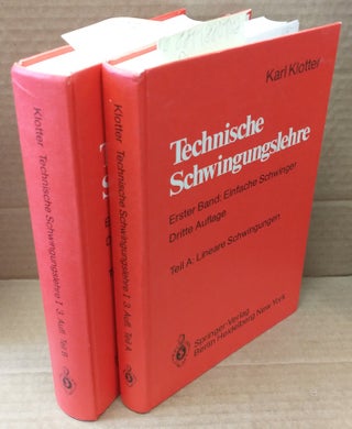 1358985 Technische Schwingungslehre; Erster Band: Einfache Schwinger, Dritte Auflage: Teil A:...