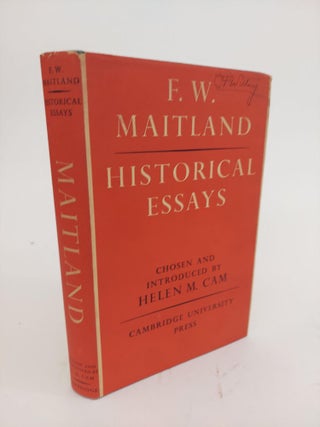1359204 SELECTED HISTORICAL ESSAYS OF F. W. MAITLAND. F. W. Maitland, Helen M. Cam