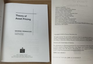 THEORY OF ASSET PRICING (THE ADDISON-WESLEY SERIES IN FINANCE)