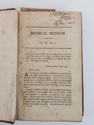THE PHILADELPHIA MEDICAL MUSEUM [VOLUMES TWO AND FIVE ONLY]