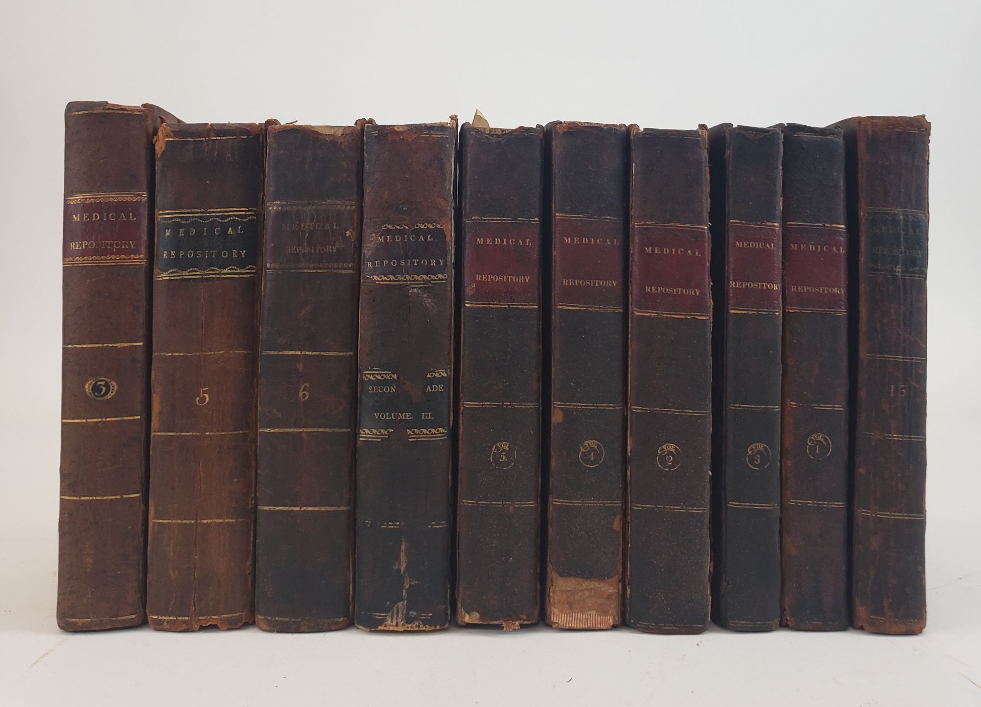 1359539 THE MEDICAL REPOSITORY, COMPREHENDING ORIGINAL ESSAYS AND INTELLIGENCE RELATIVE TO MEDICINE, CHEMISTRY, NATURAL HISTORY, AGRICULTURE, GEOGRAPHY AND THE ARTS; MORE ESPECIALLY AS THEY ARE CULTIVATED IN AMERICA: AND A REVIEW OF AMERICAN PUBLICATIONS ON MEDICINE, AND THE AUXILIARY BRANCHES OF SCIENCE. Samuel Latham Mitchill, Edward Miller.