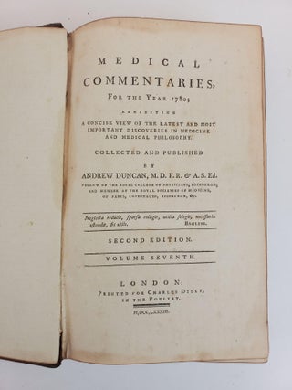 MEDICAL AND PHILOSOPHICAL COMMENTARIES