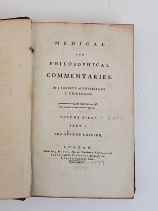 MEDICAL AND PHILOSOPHICAL COMMENTARIES [VOLUMES ONE, TWO, THREE, FIVE AND SIX ONLY]