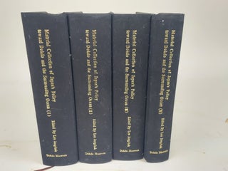 1359606 MATERIAL COLLECTION OF JAPAN'S POLICY TOWARD DOKDO AND THE SURROUNDING OCEAN [4 VOLUMES]....