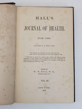 HALL'S JOURNAL OF HEALTH [VOLUMES 2-5 ONLY]