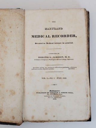 THE MARYLAND MEDICAL RECORDER