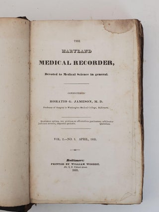 THE MARYLAND MEDICAL RECORDER