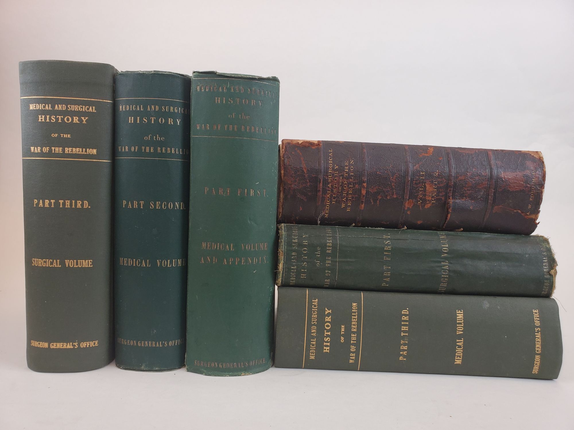 1359655 THE MEDICAL AND SURGICAL HISTORY OF THE WAR OF THE REBELLION. George A. Otis, D. L. Huntington.
