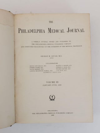 THE PHILADELPHIA MEDICAL JOURNAL [VOLUME THREE ONLY]