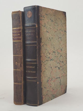 1359733 THE AMERICAN MEDICAL INTELLIGENCER [TWO VOLUMES ONLY]. Robley Dunglison