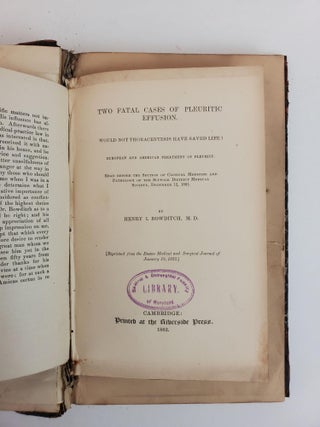 BOWDITCH MONOGRAPHS