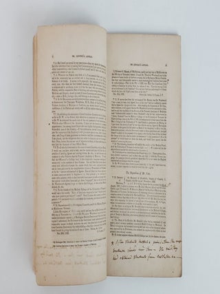 HINTS ON THE PRESENT STATE OF MEDICAL EDUCATION AND THE INFLUENCE OF MEDICAL SCHOOLS IN NEW ENGLAND; [Bound With] DR. LINCOLN&rsquo;S APPEAL, WITH DR. WOODWARD&rsquo;S LETTER TO PROFESSOR LINCOLN, &C. [Inscribed]