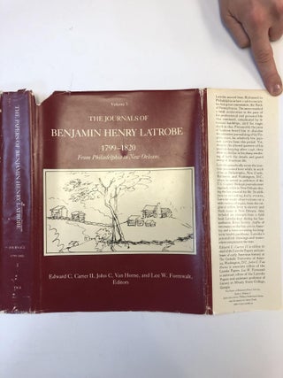 THE VIRGINIA JOURNALS OF BENJAMIN HENRY LATROBE 1795-1798 [THREE VOLUMES]