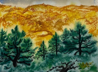 1360155 Cape Cod Landscape with Pine Trees. George Grosz