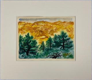 Cape Cod Landscape with Pine Trees