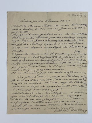 1360188 Autograph Letter to Gerda Rosenthal. Kathe Kollwitz
