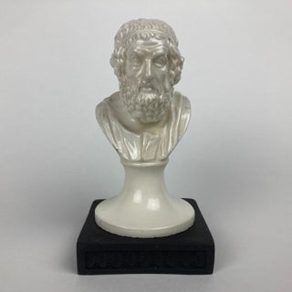 1360197 18th c. Creamware Bust of Homer. Wedgwood