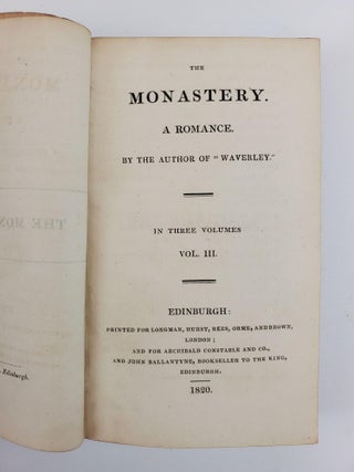 THE MONASTERY: A ROMANCE