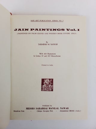 JAIN PAINTINGS VOL. 1 (PAINTINGS ON PALM LEAVES AND WOODEN BOOK-COVERS ONLY)