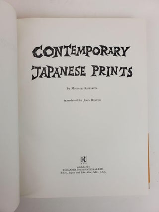 CONTEMPORARY JAPANESE PRINTS
