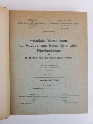 RESULTATS SCIENTIFIQUES DU VOYAGE AUX INDES ORIENTALES NEERLANDAISES