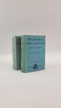 1361476 THE JOURNALS OF CAPTAIN JAMES COOK [TWO VOLUMES]. J. C. Beaglehole