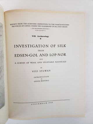 INVESTIGATION OF SILK FROM EDSEN-GOL AND LOP-NOR