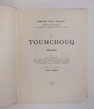 MISSION PAUL PELLIOT DOCUMENTS ARCHÉOLOGIQUES PUBLIÉS SOUS LES AUSPICES DE L'ACADÉMIE DES INSCRIPTIONS ET BELLES-LETTRES [Three Volumes]