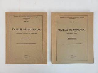 1362154 FOUILLES DE MUNDIGAK [TWO VOLUMES]. Jean-Marie Casal